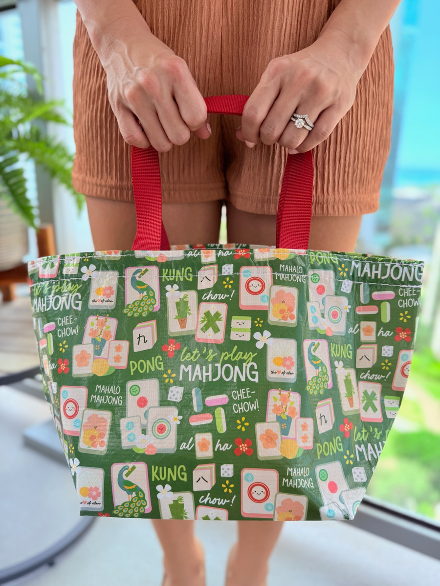 Crinkle Dumpling Bag: Mahjong Mama