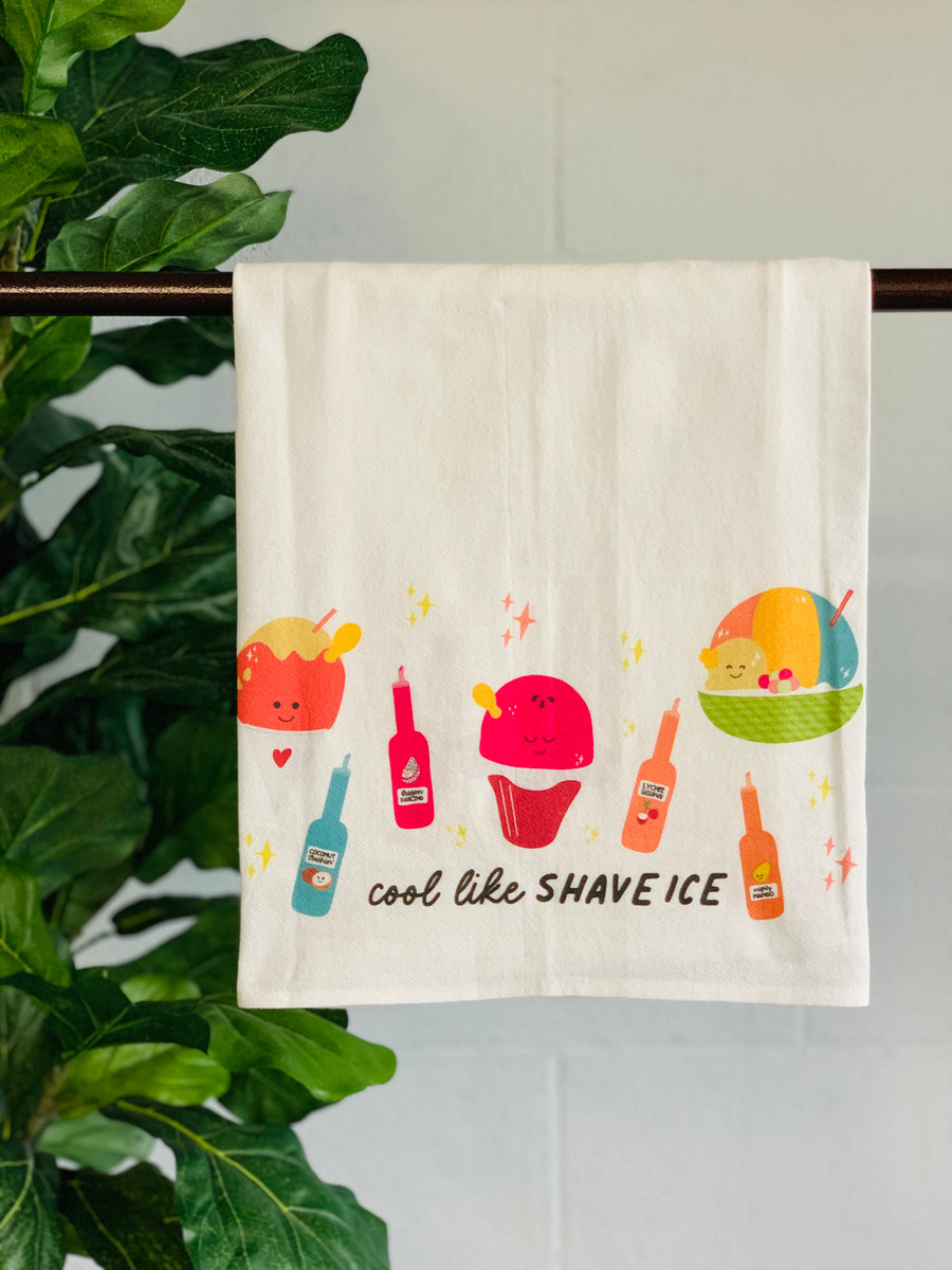 Dish Towel: Cool Like Shave Ice