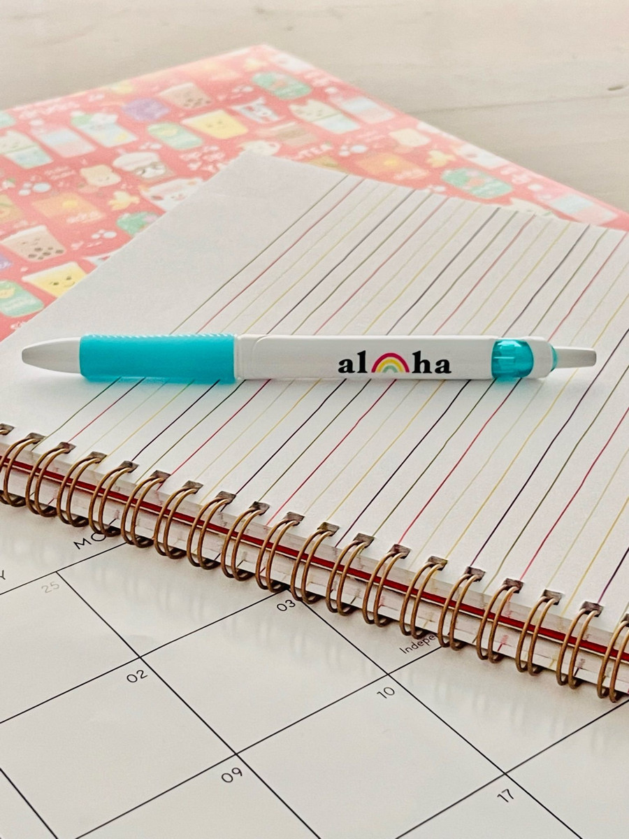 Acroball Pen: Aloha Rainbow (Turquoise)