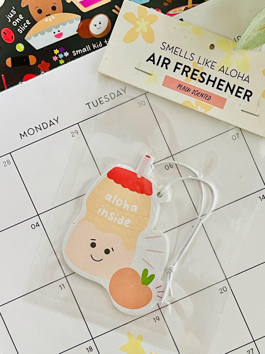 Car Freshener: Aloha Inside Yakult (Peach Scented)