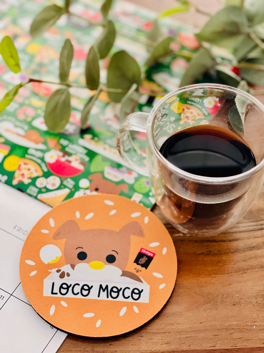 Fabric Coaster: Loco Moco