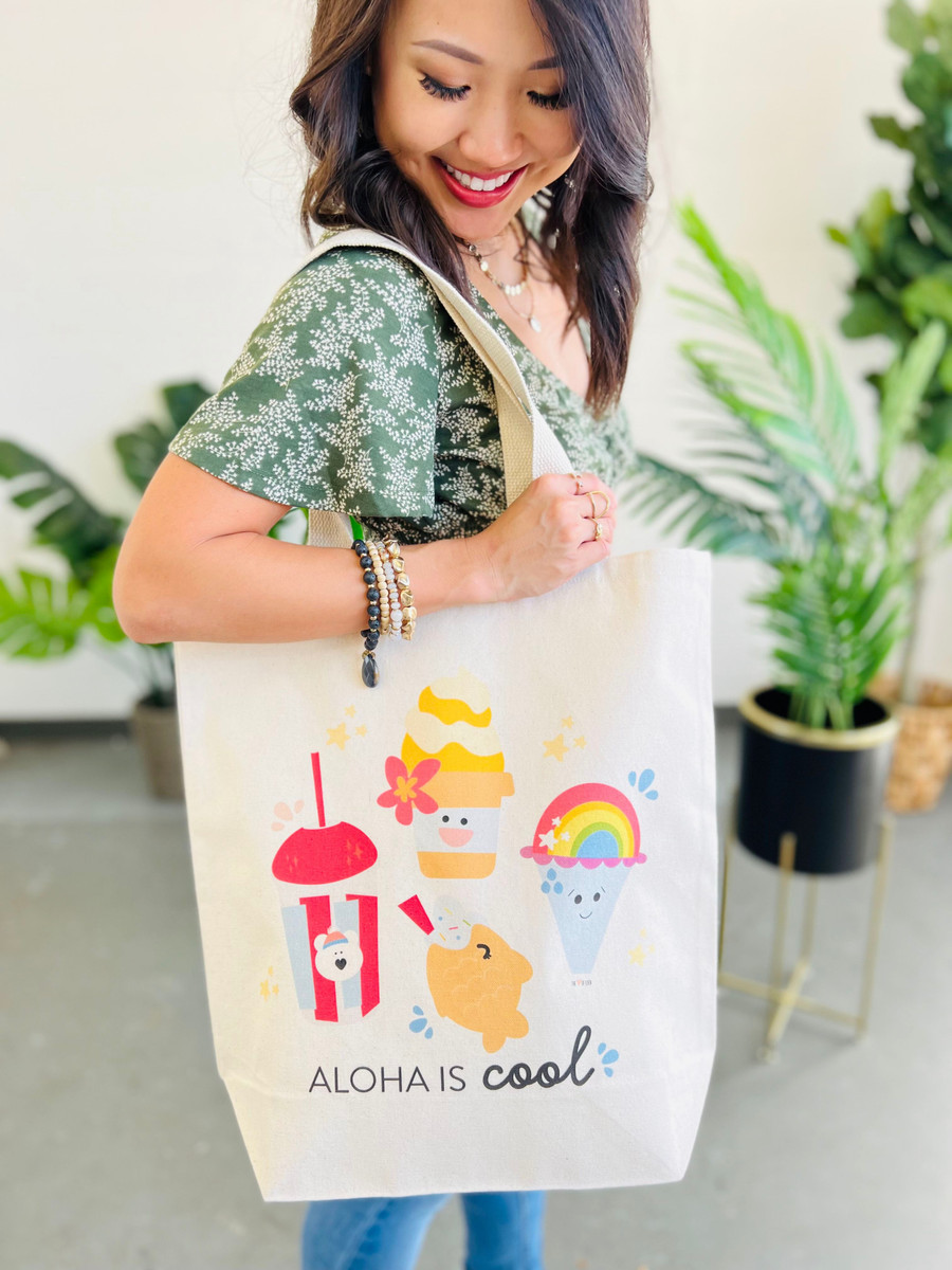 Canvas Tote: Aloha Is Cool