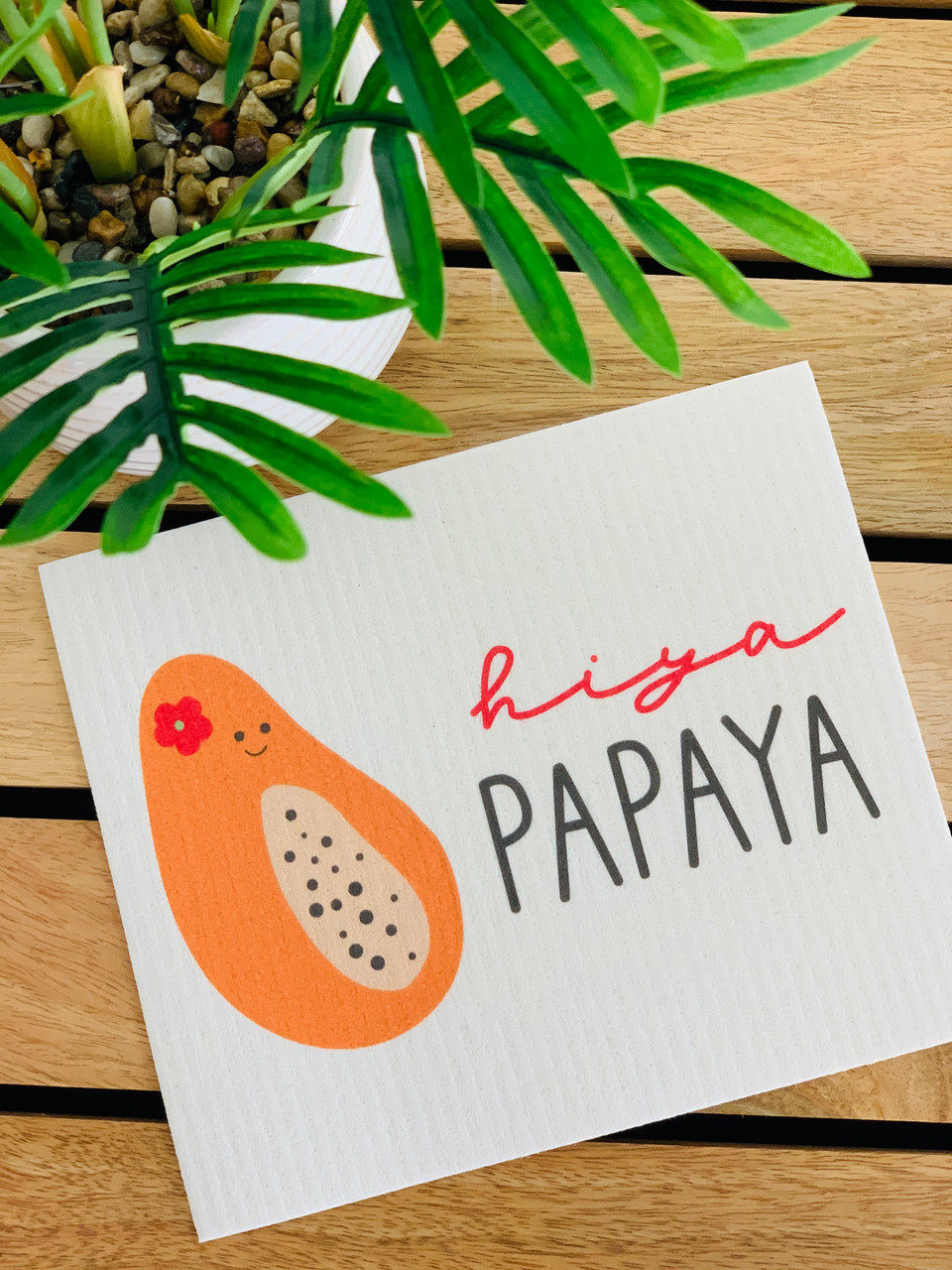 Papaya Swedish Dishcloths