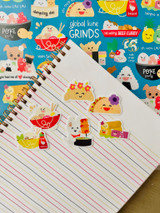 Mini Sticker Pack (set of 6): Global Kine Grinds