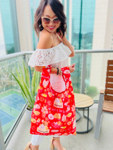 Medium Tote: All That & Dim Sum Red