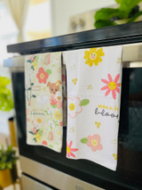 Waffle Towel (Set of 2): In Full Bloom