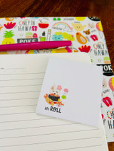 Post It Pad (50 Sheets): Let's Roll