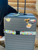 Luggage Strap: Happy Hawaii Mint
