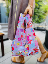 Small Tote: Japan Town Taupe