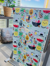 Bocha Waffle Towel: Happy Hawaii Mint