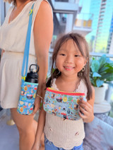 Neoprene Canoe Pouch: Happy Hawaii Mint