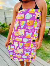 Wrap Waffle Towel: Boo Bear