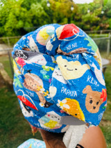 Hair Towel: Happy Hawaii Blue