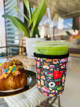 Coozie: All Kine Snacks Black