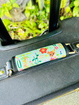 Luggage Wrap: In Full Bloom Lt. Green
