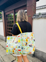 Oversized Crinkle Bag: Happy Hawaii Mint
