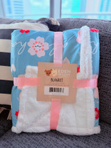 Blanket: Aloha Sakura Lt. Blue