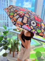 Umbrella: All Kine Snacks Black