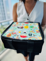 Bento Insulated Bag: Happy Hawaii Mint