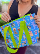 Wide Lunch Bag: Bark Park