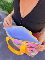Wide Lunch Bag: Papale Pineapple