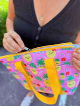 Wide Lunch Bag: Papale Pineapple