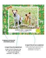 [PREORDER] Holiday Card: Happy Howlidays Green