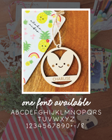 [PREORDER] Custom Ornament: Happy Heart