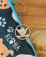 [PREORDER] Custom Keychain: Happy Shaka