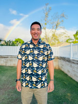 Polo Shirt: Howzit Shaka Navy