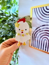 Hair Clip: Chicken