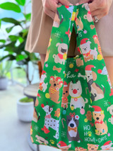 Small Tote: Happy Howl-idays