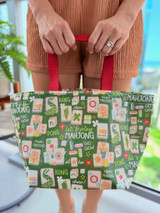 Crinkle Dumpling Bag: Mahjong Mama