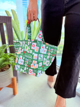Polyester Dumpling Bag: Mahjong Mama