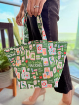Polyester Dumpling Bag: Mahjong Mama