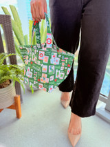 Polyester Dumpling Bag: Mahjong Mama
