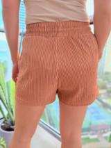 Embroidered Shorts: Camel Paw (S3)