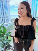 Lyssa Top: Black (T124)