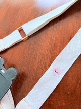 Clear Stadium Bag: White Heart