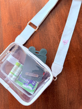 Clear Stadium Bag: Pink Pineapple