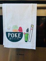 Dish Towel: Poke Bowl