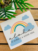 Swedish Dishcloth: Aloha Is Always A Good Idea