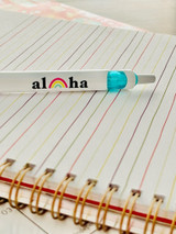 Acroball Pen: Aloha Rainbow (Turquoise)