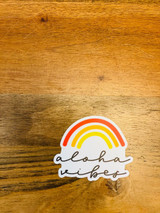 Sticker: Aloha Vibes Rainbow