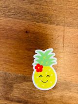 Sticker: Happy Pineapple Girl