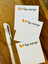 Post It Pad (50 Sheets): Hiya Papaya