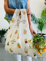 Medium Tote: Aloha Green Thumb