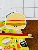 Sticker: Cheese-Hoo Cheeseburger