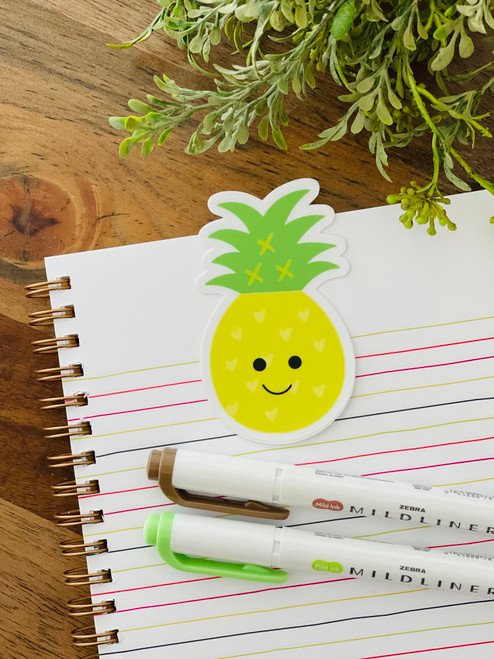 Sticker: Happy Pineapple
