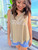 Be The Aloha V-Neck Tank: Olive (T104)